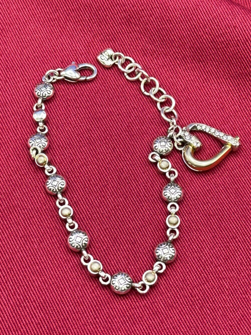Brighton Awakened Heart Silver-Plated Heart Charm Bracelet - Picture 15 of 15